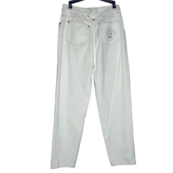 dino Valiano Off White Vintage Mom Jeans Size 42 - Picture 2 of 9